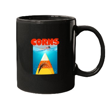 Discover Shark Pet Candy Corn Shark 2Witch Halloween Jaws Parody Funny Mugs