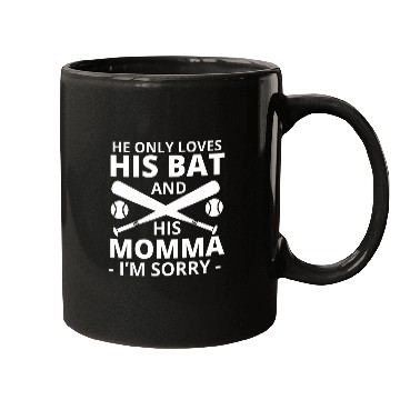 Discover Baseball Boy Momma Tee 2Bat Ball Mom 2Cute Mother Son 23 Mugs