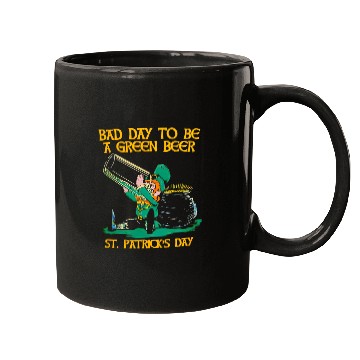 Discover Beer Fun Bad day to be a green beer St Patrick Day Mugs