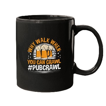 Discover Beer Fun Bar Crawl Beer Hopping Liquor Spirits Pub Crawl Mugs