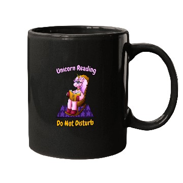 Discover Unicorn Pet Reading Do Not Disturb 2 Mugs