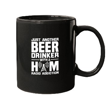 Discover Beer Fun Beer Drinker Ham Radio Funny Mugs
