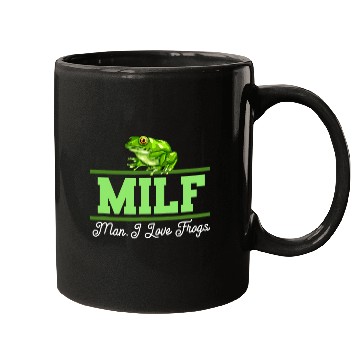 Discover Frog Pet MILF Man I Love Frogs Easily Distracted By Frogs Frog Lover Mugs
