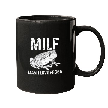 Discover Frog Pet Man I Love Frogs Funny Milf 6 Mugs