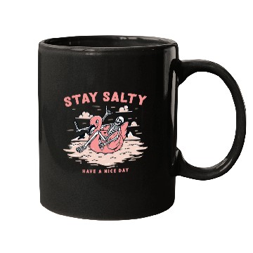 Discover Flamingo Pet Stay Salty Mugs