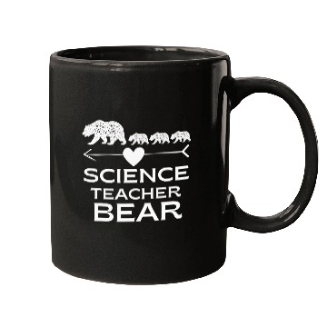 Discover Bear Pet Science Teacher Bear Funny Science Teacher Appreciation Mugs