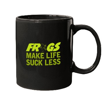 Discover Frog Pet Make Life Suck Less Frog Toad Joke Mugs