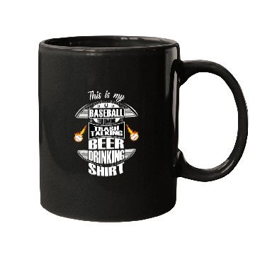 Discover Beer Fun Baseball Pitcher Beer Drinker TrashTalking Mugs