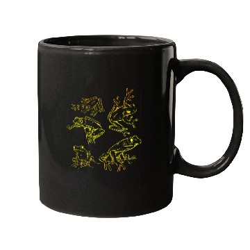 Discover Frog Pet Tadpole Frog Toad Collage For Frog Lovers Hunters Mugs