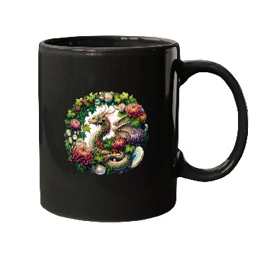 Discover Dragon Pet Illustration Gemstone Dragons Mugs