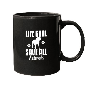 Discover Life Goal Save All Animals Save Animals Dog Rescue Mugs