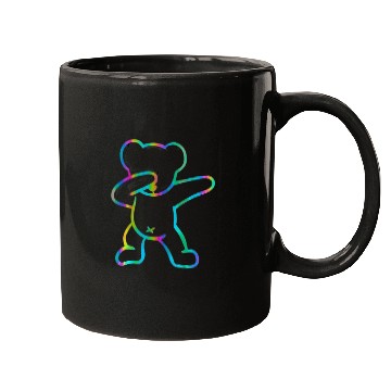 Discover Bear Pet Dab Motion Multi Colour Mugs