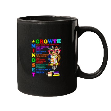 Discover Owl Pet Growth Mindset School Counselor Postive Message Teacher Owl Mugs