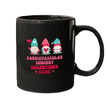 Discover nurses Job Cardiovascular Surgery Gnomes nurses Galentines Day Mugs