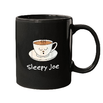 Discover Coffee Fun Sleepy Joe Biden Coffee Pun Mugs