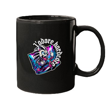 Discover Hedgehog Pet J adore I Adore Hardcore Cute Hedgehog Hardcore Dancing Mugs