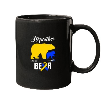 Discover Bear Pet Stepfather Bear Down Syndromes Awareness T21 Stepdad Mugs