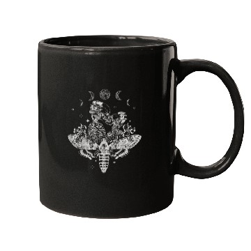 Discover Fairy Grunge Fairycore Aesthetic Skeletons Goth Luna Moth Mugs