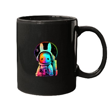 Discover Easter Bunny Astronaut Mugs
