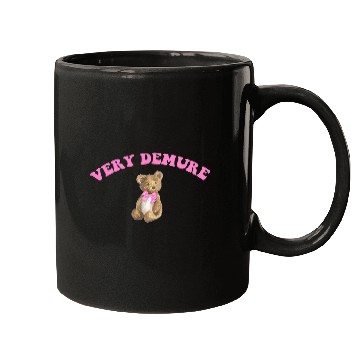 Discover Bear Pet Very Demure Teddy Bear Preppy Soft Girl Aesthetic Saying Mugs