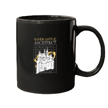 Discover Sandcastle Architect Beach Sand Castle Builder Mugs