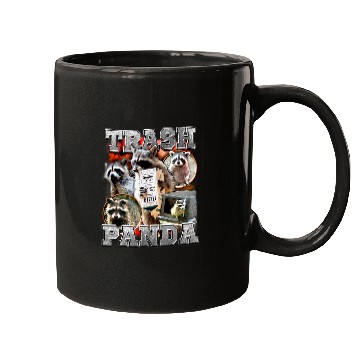 Discover Raccoon Pet Funny Trash Panda Raccoon Bootleg Rap Aesthetic Meme Mugs