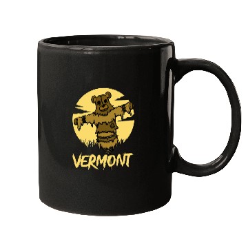 Discover Bear Pet Vermont Bear Gift Spooky Scare Bear Vermont Mugs