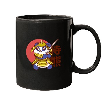 Discover Panda Pet Samurai Warrior Cute Panda Katana Fighter Mugs