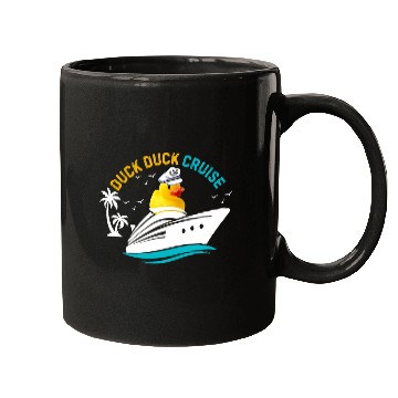 Discover Duck Pet Cruise Duck Squad Vaction Cruise Ship Mugs