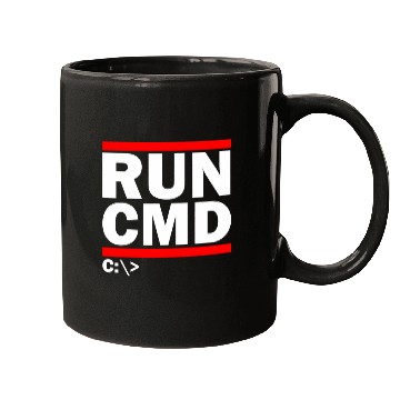 Discover Admins Programmers Run CMD Mugs