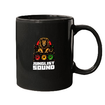 Discover Lion Pet Junglist Drum And Bass Lion DnB Mugs