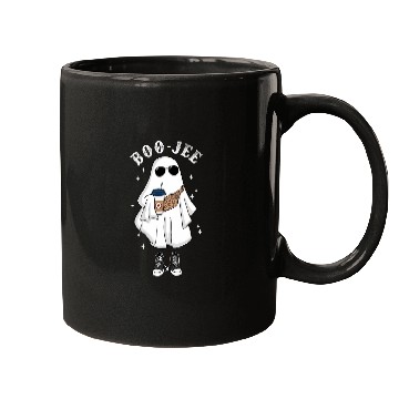 Discover Coffee Fun Spooky Season Cute ghosts Halloween Boo Jee Coffee Leopard Mugs