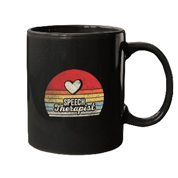 Discover Retro vintages Speech Therapis Speech Pathology Gift 5 Mugs