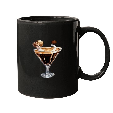 Discover Coffee Fun vintages Espresso Martini Coffee Lover Design Cold Cocktail Mugs