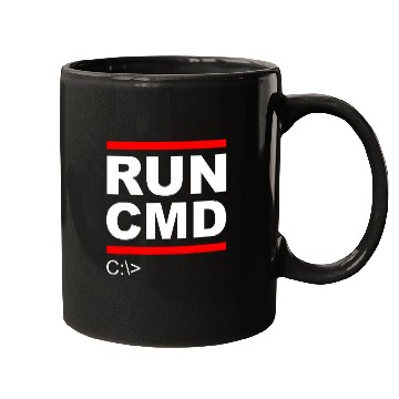 Discover Admins Programmers Run CMD 2 Mugs
