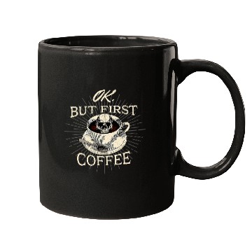 Discover Coffee Fun Ok But First Coffee 4 Mugs