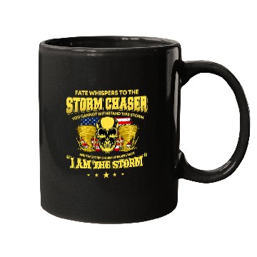 Discover American Storm Chaser Saying Storm Chasing Hurricane Mugs