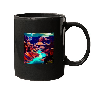 Discover Grand Canyon Liquid Color Graphic Mugs