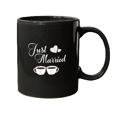 Discover Coffee Fun Just Married Coffee Couples Wedding Honeymoon Bound Mugs