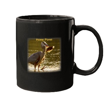 Discover Fishing Great Blue Heron 1 Mugs