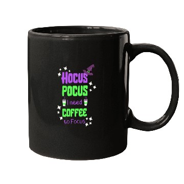 Discover Coffee Fun Hocus Pocus Coffee to Focus Halloween Mugs