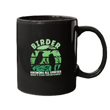 Discover Birdwatcher Birder Knowing All Species Birdwatching Mugs