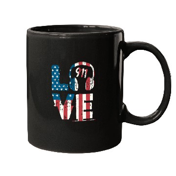 Discover Love 911 Operator Dispatcher Police Firefighter EMS Gift Mugs