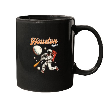 Discover Retro vintages Houston Texas Baseball Astronaut Crush City Mugs