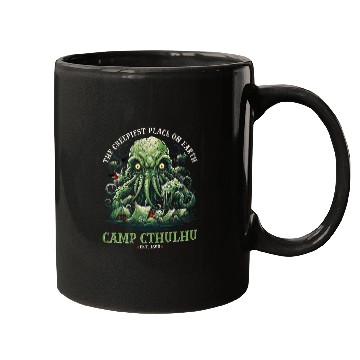 Discover Camp Cthulhu Cosmic Horror Camping Cthulhu 2 Mugs