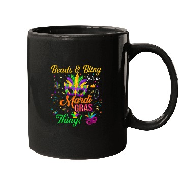 Discover Beads and Bling Its a Mardi Gras Thing Mardi Gras 1 Mugs