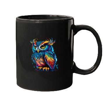 Discover Owl Pet Night Bird Eagle Owl Barn Owl Wisdom Mouse 14 Mugs