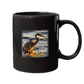 Discover Fishing Great Blue Heron Mugs