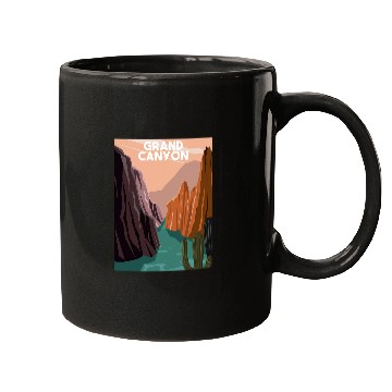 Discover Grand Canyon National Park Throwback Design Classic 2 Mugs