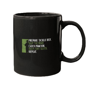 Discover Crappie Fishing Routine Design For Panfish Fisherman Mugs